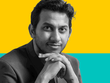 In the green room at Phocuswright with... Ritesh Agarwal